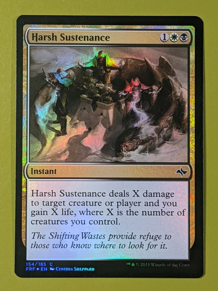 FOIL Harsh Sustenance x1 Fate Reforged 1x Magic the Gathering MTG - Image 1 of 1
