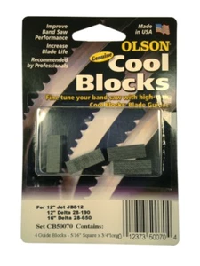 Olson Genuine Cool Blocks CB50070 se adapta a 12" Jet JBS12, Delta 28-190 y 16" Delta - Imagen 1 de 1