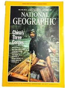 National Geographic Magazine September 1997. China's Three Gorges - Picture 1 of 4