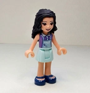 Lego Friends Minifig - FRND239- Emma, Aqua Skirt- NEW - RARE - Picture 1 of 1