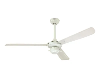 Outdoor Ceiling Fan Garden Fan IP44 Terrace Mountain Gale White 132 CM - Image 1 of 3