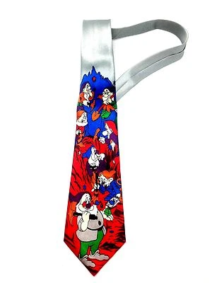 7 Enanos de Blancanieves Corbata Dopey Doc Sneez Grumpy Bashfull Happy Sleepy Disney S Foto 1 de 3
