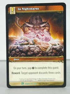 In Nightmares - Fields of Honor - 194/208 - Wow TCG - Poco común - "A" - Imagen 1 de 5