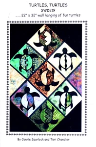 Turtles Turtles Wall Quilt Pattern Sew Wonderful Dreams - Picture 1 of 2
