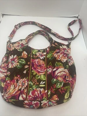 Bolso de Mano Vera Bradley Dos Vías Rosa Inglés Floral Bandolera Correa Bolso de Mano Foto 1 de 4
