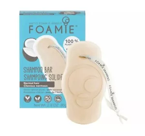 Foamie Shampoo Bar Kokos für normales Haar plastikfrei seifenfrei ohne Sulfate - Bild 1 von 6