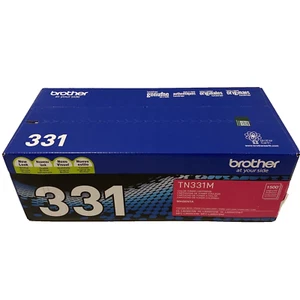 Brother TN-331M Magenta Toner Cartridge - Sealed Toner Damaged Box - Picture 1 of 9