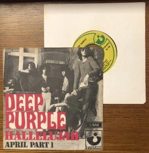 Deep Purple - Hallelujah italy Mono 1969 EXCELLENT - Foto 1 di 5