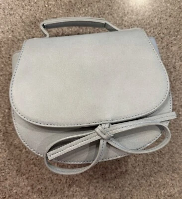 JUSTFAB ~ ¡Nuevo! Bandolera Azul Claro/Cartera Pequeña Cartera Monedero con Lazo Nuevo sin Etiquetas Foto 1 de 4