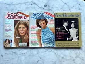 Lot 2 Vintage Good Housekeeping 1975 Magazines May & June Also August 1966 JFK - Picture 1 of 7