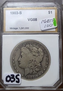 1903-S MORGAN SILVER $1 | VG | BETTER DATE - Picture 1 of 4