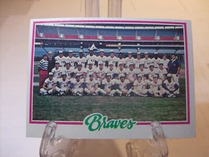 Tarjeta de béisbol 1978 Topps #551 - Atlanta Braves TC, CL (81119) - Imagen 1 de 2