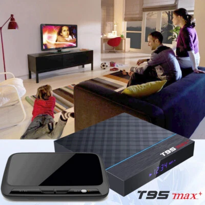 T95 MAX+ 8K Android 9.0 Amlogic S905-X3 4GB/32GB Dual WiFi 5G Bluetooth TV Box - Image 1 of 4