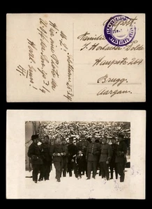 Mayfairstamps Germany 1910s Etappen Feldpost to Brugg Aargau Military RPPC Real - Picture 1 of 2