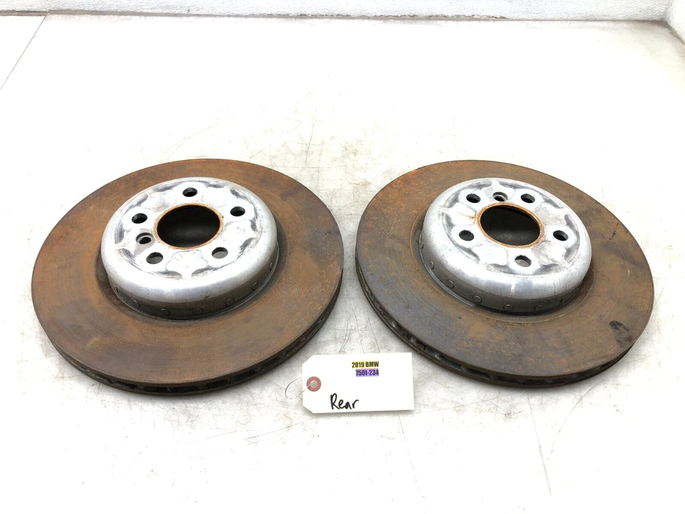 BMW 750i G12 XDRIVE 2016-2019 disco de freno trasero izquierdo derecho rotor fabricante de equipos originales 31 k Foto 1 de 4
