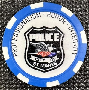 St. Mary's, Kansas - Gettone sfida polizia - Foto 1 di 2