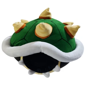 Super Mario Bros Tomy Club Mocchi Mocchi Plush 7” Green Bowser Spiked Shell - Picture 1 of 9
