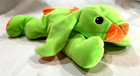 TY PILLOW PAL - 1998 - CARROT THE BUNNY - 16" - NEW WITH TAG