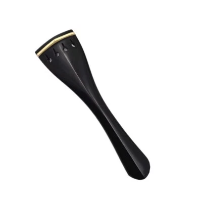 Cello part pretty Ebony Cello tailpieces 4/4 with tail gut,beautiful decorate - Image 1 of 4