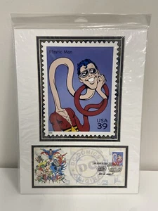 DC Comics - Kunststoff Mann - USPS mattierte Briefmarken & Bild - 1. Tag Ausgabe 2006 SDCC - Bild 1 von 1