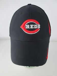 Cincinnati Reds MLB Dri-Fit Polyester Baseball Cap  UniSex Black Embroidered