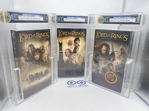 Lord Of The Rings trilogy set VHS 💎 All 3 Graded IGS NM/Mint 💎 WB WM - Bild 1 von 7