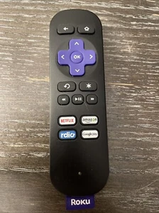Original SHARP ROKU TV Remote Control LC-RCRUS-21 Netflix Amazon Rdio Googlepla - Picture 1 of 4