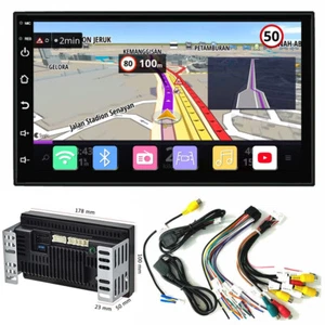 Android 11.0 Double 2Din Car No DVD Radio Stereo 7inch InDash WiFi BT GPS 2+16GB - Picture 1 of 12