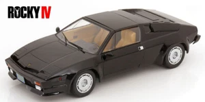 KK Scale 1:18 LAMBORGHINI JALPA 3500 BLACK 1982 ROCKY IV MOVIE REMOVABLE HARDTOP