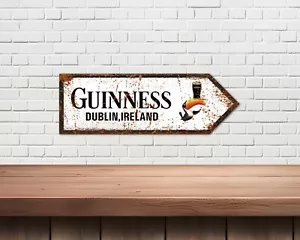 Guinness Metal sign, metal signs, mancave, home bar, garage, whisky bar. - Foto 1 di 4