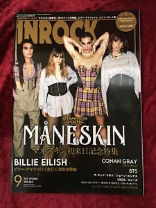 INROCK September 2022 japanisches Magazin MANESKIN CONAN GRAU BIILIE EILISH - Bild 1 von 3