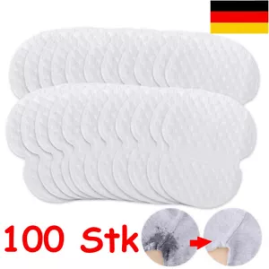 DE 100 x Einweg-Schweißpolster Antitranspirant Achselhöhlenschutz Kleiderschutz - Picture 1 of 19