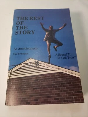 THE REST OF THE STORY: An Autobiography Mac Bruington, signed, G.E. radio - Image 1 of 4