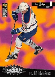 1996-97 Collector's Choice Crash the Game Silver #C9B Doug Weight /vs. Islanders - Picture 1 of 2