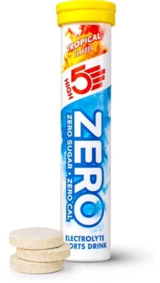 High 5 Zero Electrolyte Hydration Tabs x 2 Tubes 40 Tabs High5 Energy Tablets