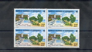 New Caledonia Sc C121 (YT A161) ** Sehr schön NH 1974 22F HOTEL CHATEAU, VIERERBLOCK 20 $ - Bild 1 von 1