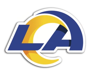 Calcomanías de fútbol americano pegatinas Los Angeles Rams NFL camión parachoques LA - Imagen 1 de 1