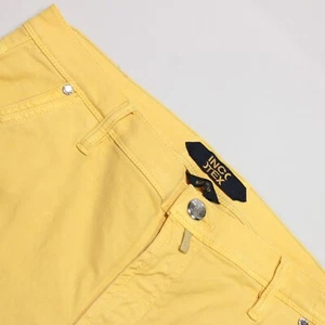 Incotex NWT Bermudas / Casual Shorts Size 33 US In Light Yellow Cotton Blend - Picture 1 of 16