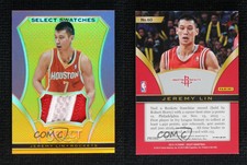 2013-14 Panini Select Select Swatches Gold Prizm /10 Jeremy Lin #60