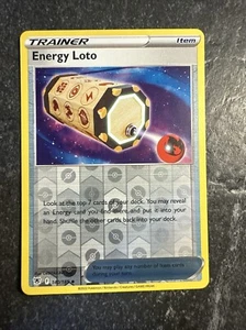 2022 Pokémon Astral Radiance Reverse Holographic Trainer Item Energy Loto 140 - Picture 1 of 2