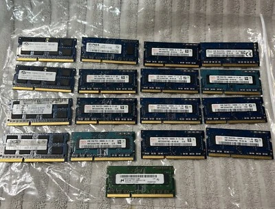 Hynix 2GB PC3-12800S DDR3-1600MHz Laptop Memory HMT325S6CFR8C Elpida PSC - Image 1 of 4