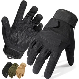 Tactical Gloves Army Military Hunting Combat Shooting Full Finger Gloves for Men - Picture 1 of 20