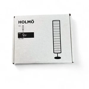 New Boxed IKEA HOLMO 116cm 46” Corded Floor Lamp W/Rice Paper Shade 101.841.74 - Picture 1 of 2