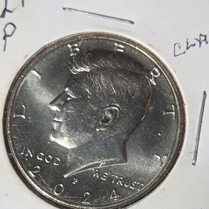 2024 P BU Kennedy half Dollar (ONE OF A KIND) RARE ERROR REVERSE EAGLE - Picture 1 of 3