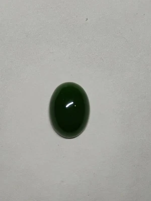 Green Jadeite (Rokan Genuine Jade) Gemstone Loose 7.68CT Beautiful Genuine Gemst - Image 1 of 4