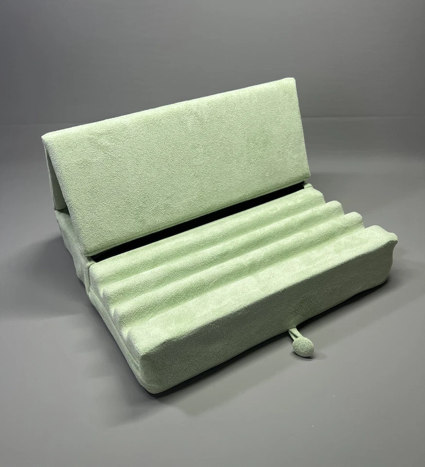 Tablet Pillow Lap Holder Foldable Stand Soft Pad Dock Multiple Viewing Angles - Image 1 of 4