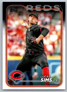 2024 Topps Lucas Sims Cincinnati Reds #355 - Picture 1 of 2