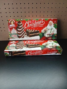 *Limited Edition* Chocolate Little Debbie Christmas Tree Cakes 2 Boxes - Picture 1 of 6