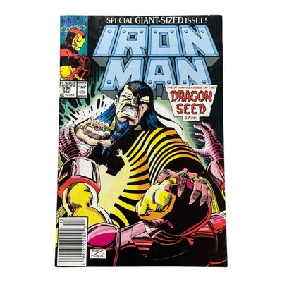 Iron Man #275 (1991 Marvel) Dragon Seed Saga Finale Mandarin & Fin Fang Foom VG - Image 1 of 3