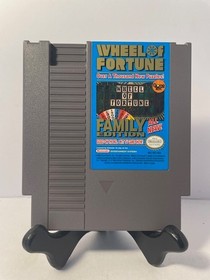 Wheel of Fortune Family Edition (Nintendo NES) Authentic Cleaned Tested Working